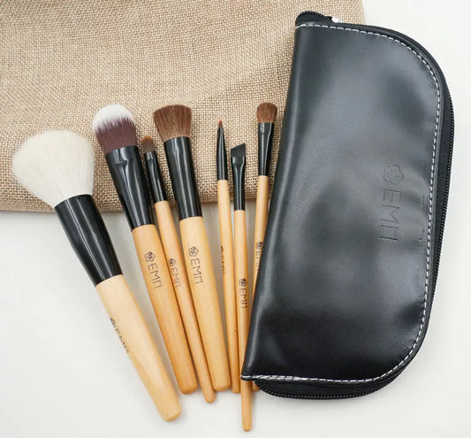Makeup Brush Set with Pouch and Tools